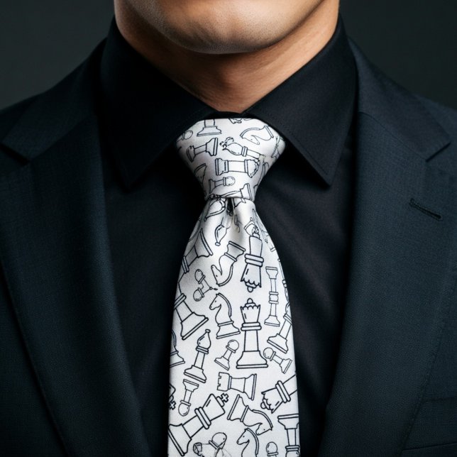 Chess Pieces Tie (Creator Uploaded)