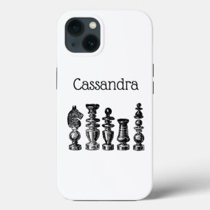 Chess Pieces Vintage Art iPhone 13 Case