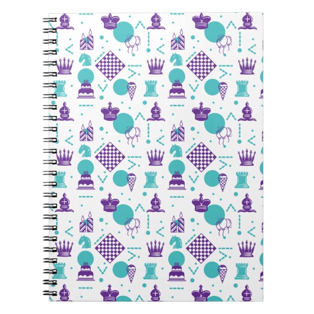 Chess Player Birthday Notebook (Front)