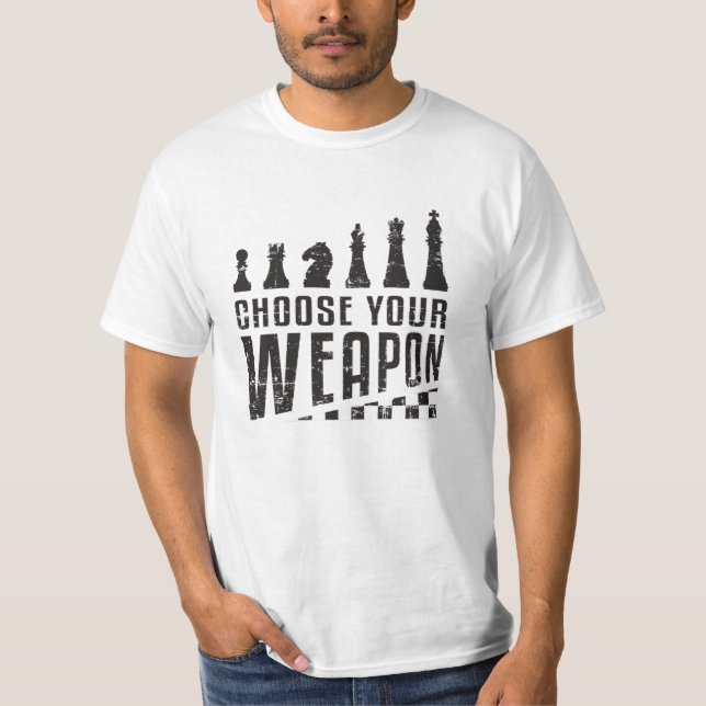 Chess Player Chess Board Checkmate Board Game Gift T-Shirt (Front)