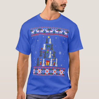 Chess Player Christmas Ornament Tree Gift Ugly Xma T-Shirt