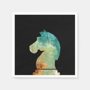 Chess Player Horse Knight Chess Lover Gift Napkin