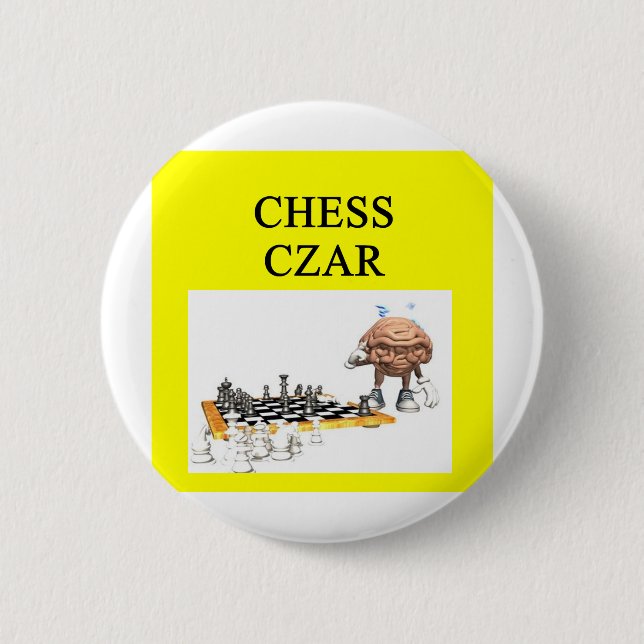 CHESS player joke 2 Inch Round Button (Front)