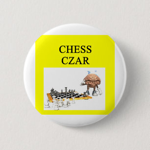 CHESS player joke 2 Inch Round Button