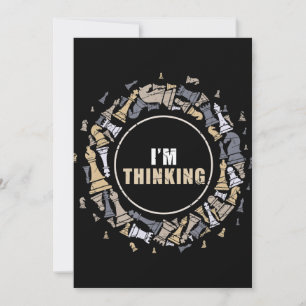 Chess Player Nerd Chess Lover Gift Chess Thank You Card