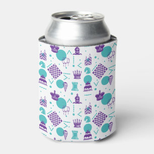 Chess Player Pieces - Party Art Pattern Can Cooler