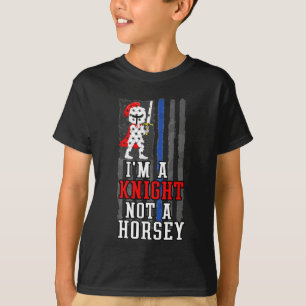 Chess Player Quote Knight Piece Not A Horse T-Shirt