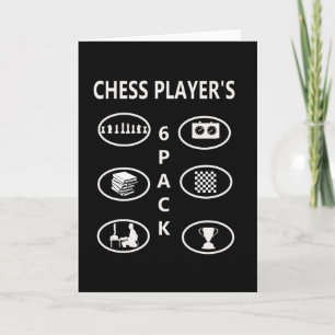 Chess Player Six Pack Card