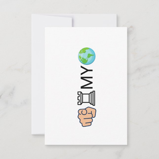 Chess player thank you card (Front)