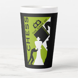 Chess Players Latte Mug