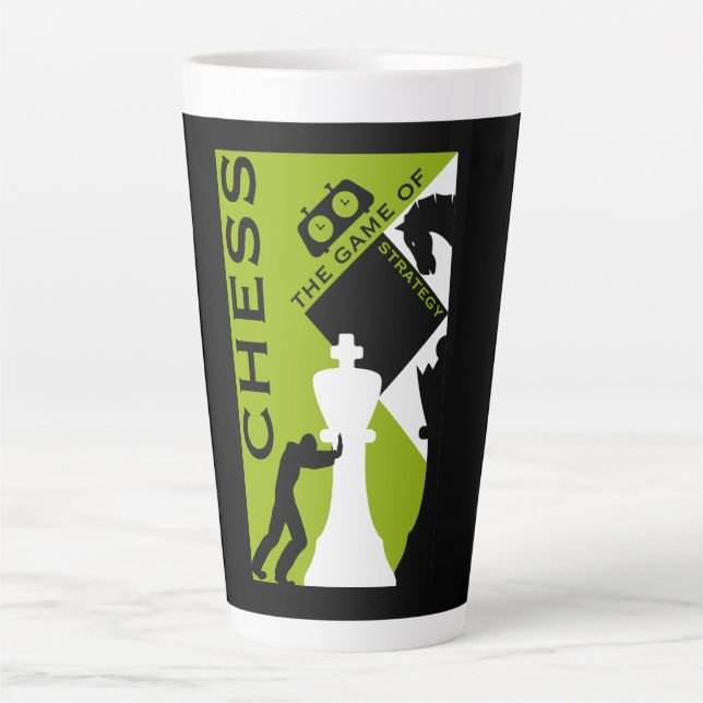 Chess Players Latte Mug (Front)