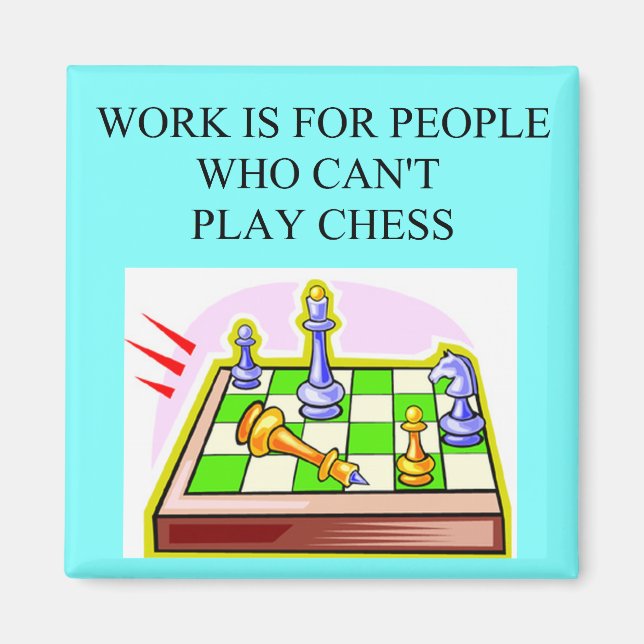 chess players magnet (Front)