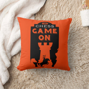 Chess Players Throw Pillow