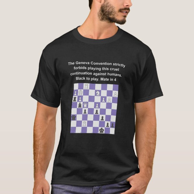 Chess puzzle design T-Shirt (Front)