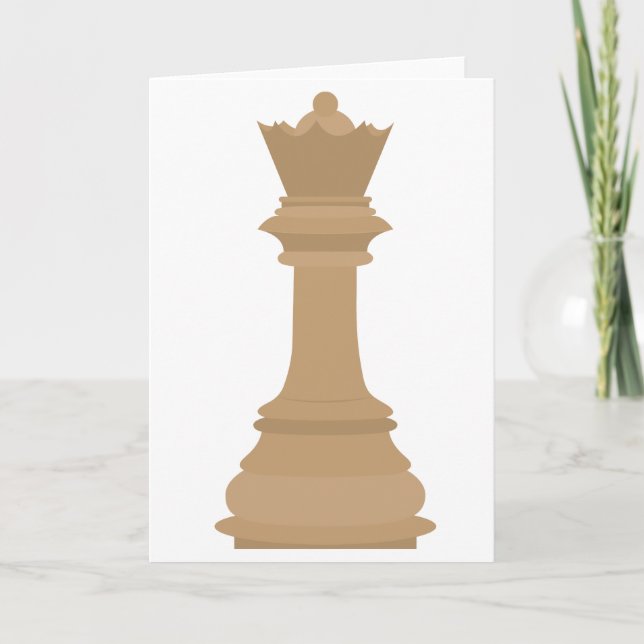 Chess Queen Card (Front)
