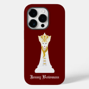 Chess queen / Personalized Name Case-Mate iPhone C 14 Pro Case