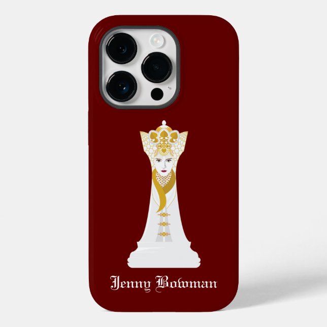 Chess queen / Personalized Name Case-Mate iPhone C Case (Back)
