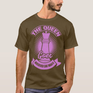 Chess Queen Player Girl Gift T-Shirt