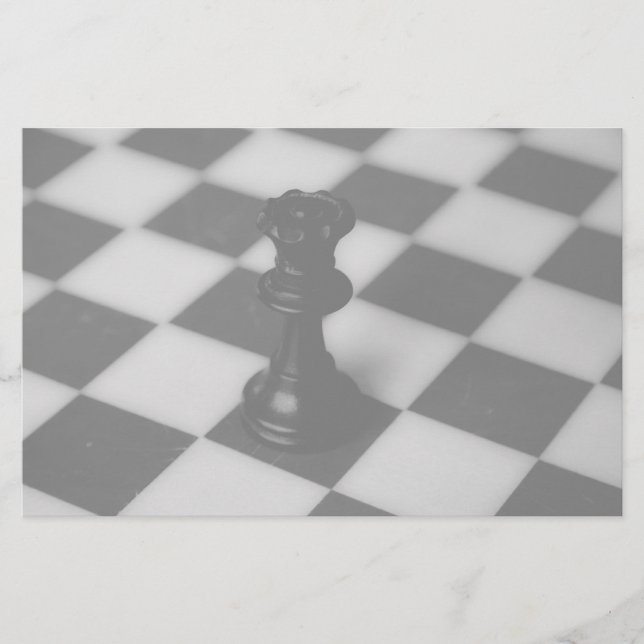 Chess queen stationery (Front)