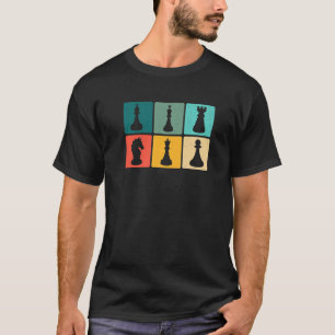 Chess Retro Graphic Chess Player Checkmate Board G T-Shirt