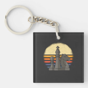 Chess Retro Keychain