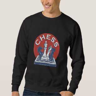 Chess Retro Style Chess Player Sweatshirt