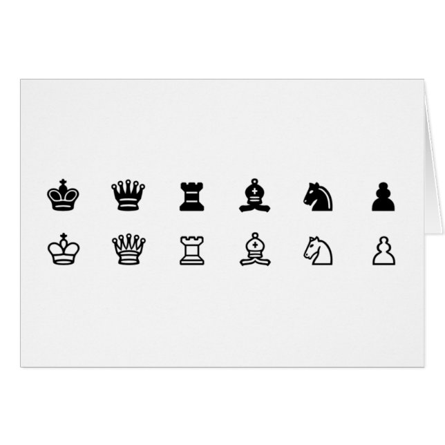 Chess Set Symbols (Front Horizontal)