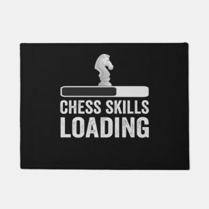 Chess Skills Loading Funny Knight Piece Chess Doormat