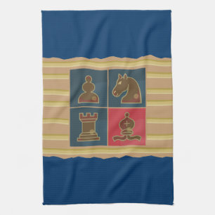 Chess Squares Kitchen Towel