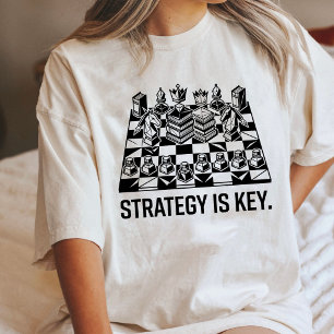 Chess Strategy Is Key Intellectual Design Tri-Blend Shirt