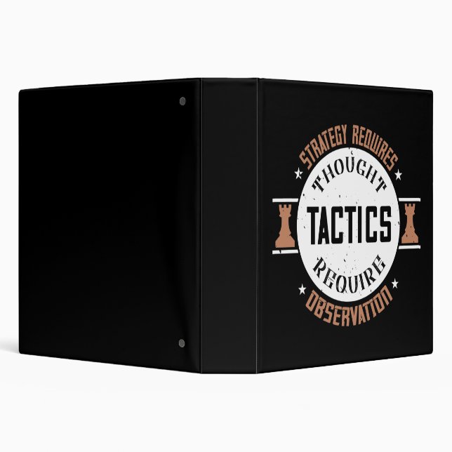 Chess - Strategy requires thought Binder (Background)
