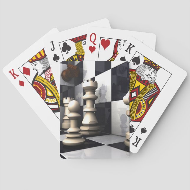 Chess Style Playing Cards (Back)