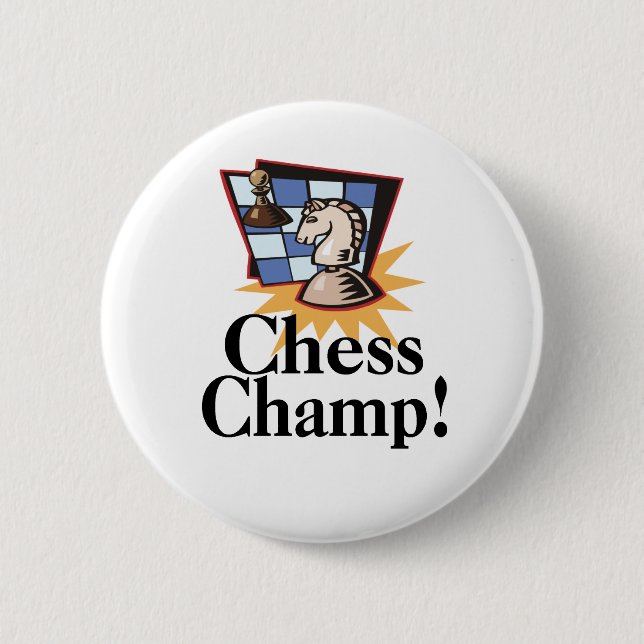 Chess T-shirts and Gifts. 2 Inch Round Button (Front)