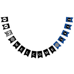 Chess Theme Welcome Bunting Banner Flags