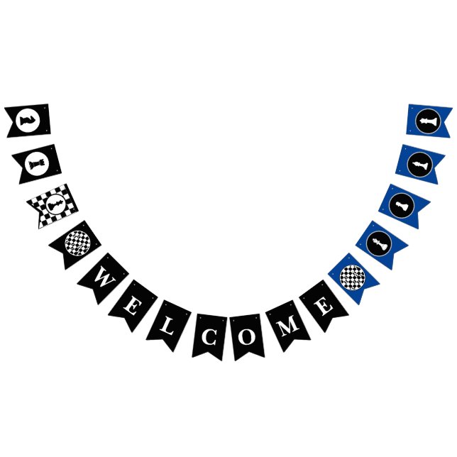 Chess Theme Welcome Bunting Banner Flags  (All)