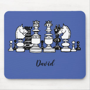 Chess Themed Personalized Mousepad