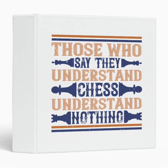 Chess - Those who understand chess Binder (Front/Spine)
