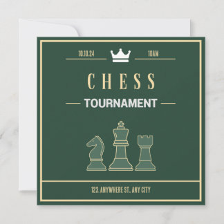 chess tournament event invitation
