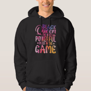 Chess  Women Gaming Quote Gamer Pun Text Design Hoodie