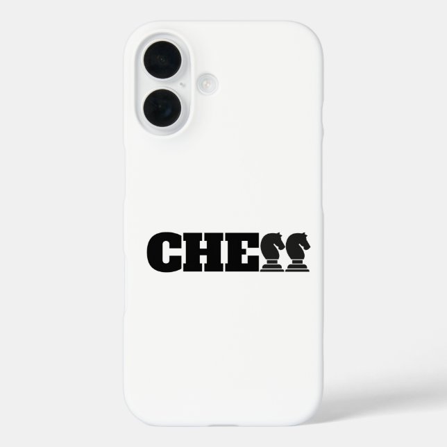Chess Word Black Knights Creative Clever Game Case-Mate iPhone Case (Back)