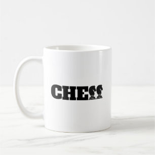 Chess Word Black Knights Creative Clever Game Coffee Mug