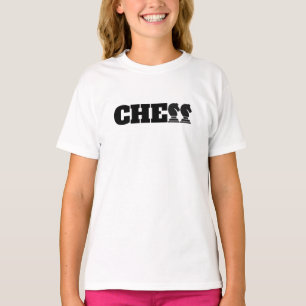 Chess Word Black Knights Creative Clever Game T-Shirt