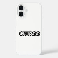Chess Word Black Letters White Pieces Creative