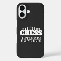 Chess Word White Pieces Lover Board Pattern