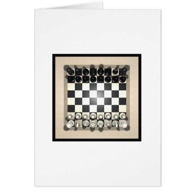 Chessboard and Chess Pieces: (Front)