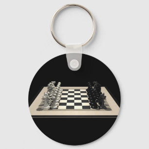 Chessboard & Chess Pieces: Keychains