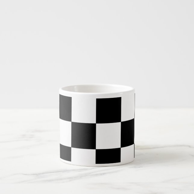 Chessboard Espresso Cup (Front)