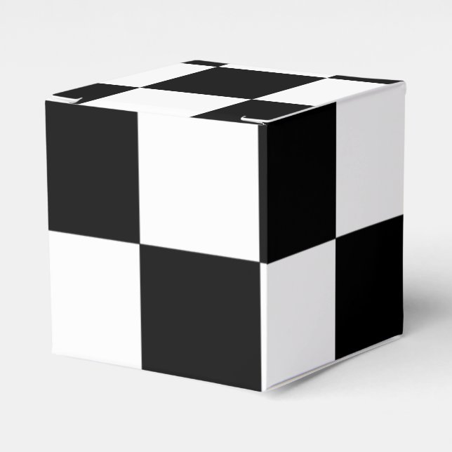 Chessboard Favor Box (Front Side)