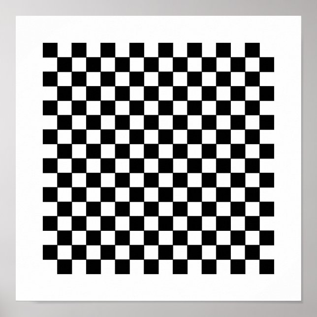 chessboard for walls poster (Front)