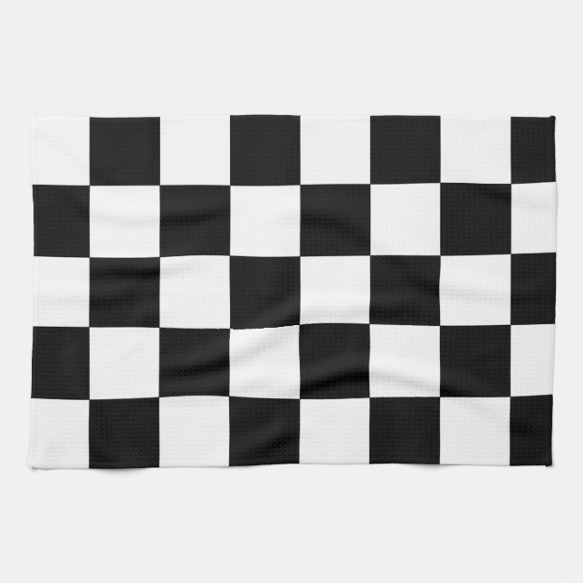 Chessboard Kitchen Towel (Horizontal)
